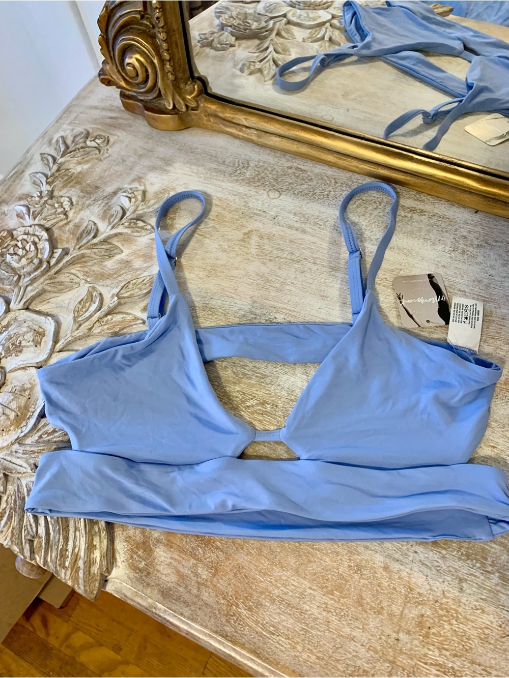Free People Movement Light Blue Bikini